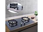 Gas Cooktop 2 Burners Gas Stove Built-In Kitchen Gas Cooktop Stove LPG/NG Stove