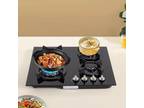 Gas Cooktop Stove Top 4 Burners NG/LPG Built-in Kitchen Gas Stove Tempered Glass