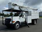 2010 Ford F750 CUMMINS DIESEL 55' TEREX HI-RANGER BUCKET CHIPPER DUMP FORESTRY -