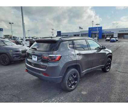 2023 Jeep Compass Trailhawk 4x4 is a Grey 2023 Jeep Compass Trailhawk Car for Sale in Bourbonnais IL