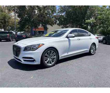 2019 Genesis G80 3.8 is a White 2019 Genesis G80 3.8 Trim Sedan in Leesburg FL