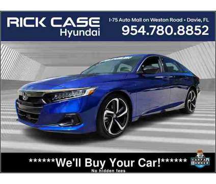 2021 Honda Accord Sport is a White 2021 Honda Accord Sport Sedan in Fort Lauderdale FL