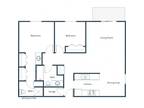 University Square Apartment Community - Eaglewood - Two Bedroom - Plan 22A