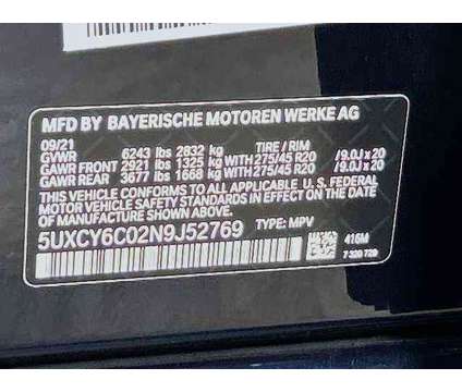 2022 BMW X6 xDrive40i is a Black 2022 BMW X6 SUV in Huntington Station NY