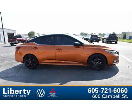 2021 Nissan Sentra SR Xtronic CVT is a Black, Orange 2021 Nissan Sentra SR Sedan in Rapid City SD