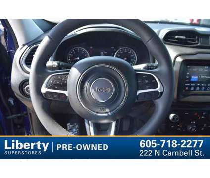 2021 Jeep Renegade Latitude 4X4 is a Blue 2021 Jeep Renegade Latitude SUV in Rapid City SD