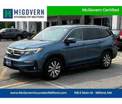 2020 Honda Pilot AWD EX-L is a Blue 2020 Honda Pilot SUV in Milford MA