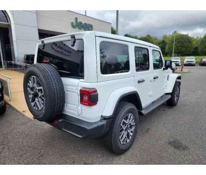 2024 Jeep Wrangler 4-Door Sahara 4x4 is a White 2024 Jeep Wrangler SUV in Freehold NJ