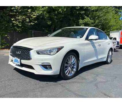 2021 Infiniti Q50 LUXE AWD is a White 2021 Infiniti Q50 Sedan in Summit NJ