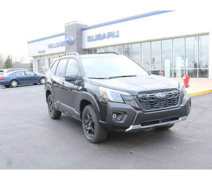 2024 Subaru Forester Wilderness is a Black 2024 Subaru Forester 2.5i Station Wagon in Lansing MI