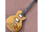 In Stock New Rosewood Fingerboard 6 String Transparent Yellow Electric Guitar