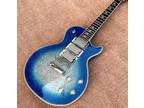 Hot selling Custom Blue 6-Strings Electric Guitar Chrome Hardware Fast Shipping