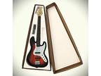 Sunburst Electric Jazz Bass Guitar Package with Rosewood Fretboard, Maple Neck