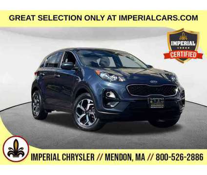 2022UsedKiaUsedSportageUsedAWD is a Blue 2022 Kia Sportage LX Car for Sale in Mendon MA