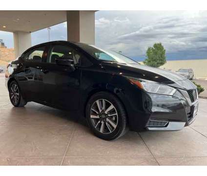 2021 Nissan Versa SV Xtronic CVT is a Black 2021 Nissan Versa 1.6 Trim Sedan in Cottonwood AZ