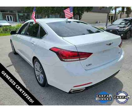 2020 Genesis G80 3.8 is a White 2020 Genesis G80 3.8 Trim Sedan in Deerfield Beach FL