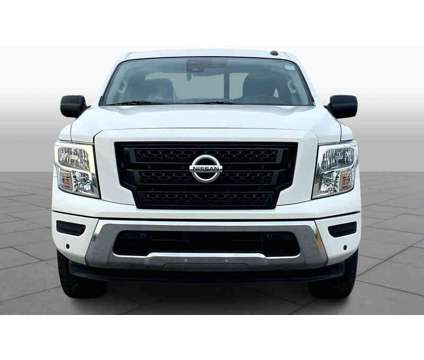 2021UsedNissanUsedTitanUsed4x2 Crew Cab is a White 2021 Nissan Titan Car for Sale in Houston TX