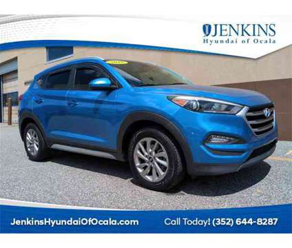 2018 Hyundai Tucson SEL is a Blue 2018 Hyundai Tucson SUV in Ocala FL