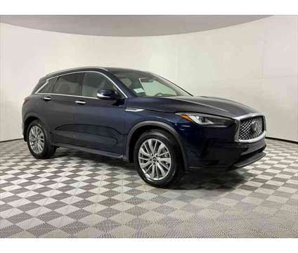 2024 Infiniti QX50 LUXE is a Blue 2024 Infiniti QX50 Luxe Station Wagon in Miami FL