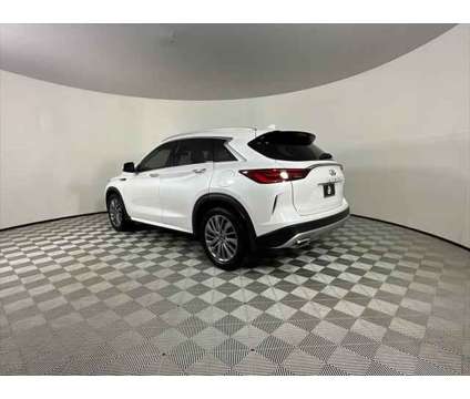 2024 Infiniti QX50 LUXE is a White 2024 Infiniti QX50 Luxe Station Wagon in Miami FL