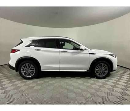 2024 Infiniti QX50 LUXE is a White 2024 Infiniti QX50 Luxe Station Wagon in Miami FL