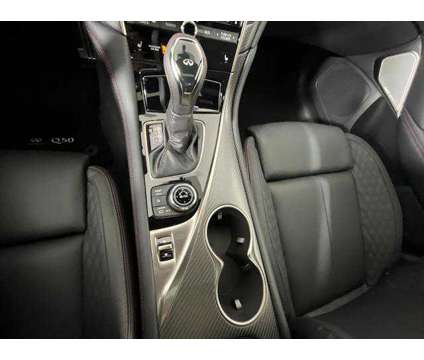 2024 Infiniti Q50 RED SPORT 400 is a Black 2024 Infiniti Q50 Sedan in Miami FL