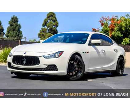 2015 Maserati Ghibli for sale is a White 2015 Maserati Ghibli Car for Sale in Long Beach CA