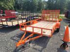 2024 Down 2 Earth 76x12ut Wood Deck utility org mower trailer