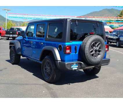 2024 Jeep Wrangler Sport S is a Blue 2024 Jeep Wrangler Sport SUV in Grants Pass OR