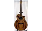 Ibanez EW20ZWENT1201 Exotic Woods Series Zebrawood 6 String RH Acoustic/Electric