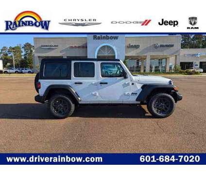 2024 Jeep Wrangler Sport S is a White 2024 Jeep Wrangler Sport Car for Sale in Mccomb MS