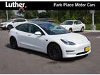 2021 Tesla Model 3 White, 27K miles