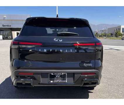 2025 Infiniti QX60 PURE is a Black 2025 Infiniti QX60 Pure SUV in Ontario CA