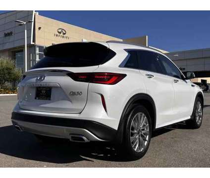 2024 Infiniti QX50 LUXE AWD is a White 2024 Infiniti QX50 Luxe Station Wagon in Ontario CA