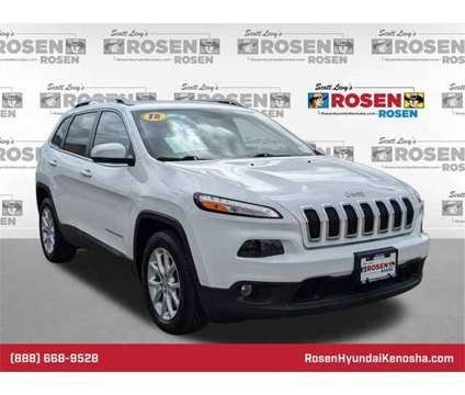 2018 Jeep Cherokee Latitude FWD is a White 2018 Jeep Cherokee Latitude SUV in Kenosha WI