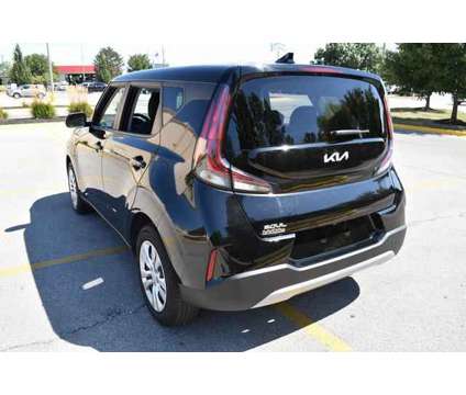 2023 Kia Soul LX is a Black 2023 Kia Soul sport Station Wagon in Lawrence KS