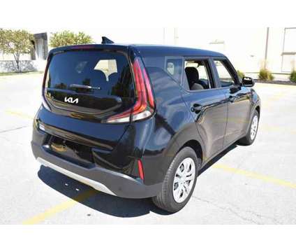 2023 Kia Soul LX is a Black 2023 Kia Soul sport Station Wagon in Lawrence KS