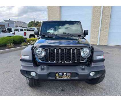 2024NewJeepNewWranglerNew4 Door 4x4 is a Black 2024 Jeep Wrangler Sport SUV in Mendon MA