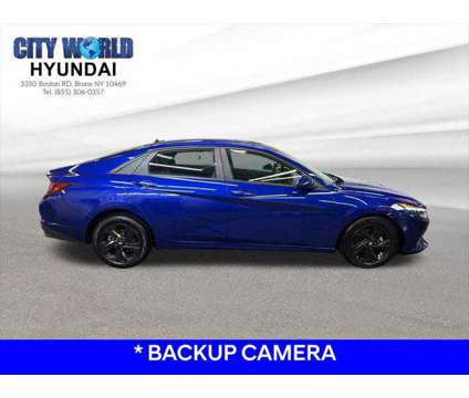 2021 Hyundai Elantra SEL is a Blue 2021 Hyundai Elantra Sedan in Bronx NY