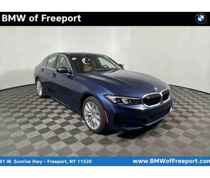 2024 BMW 3 Series 330i xDrive Sedan is a Blue 2024 BMW 3-Series Sedan in Freeport NY