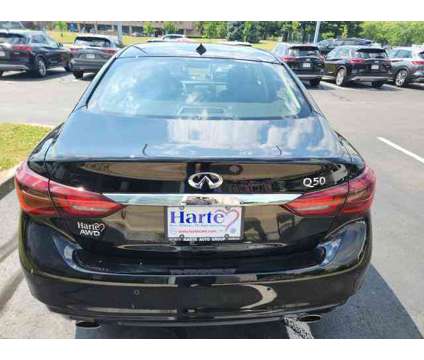 2021 Infiniti Q50 LUXE AWD is a Black 2021 Infiniti Q50 Sedan in Hartford CT