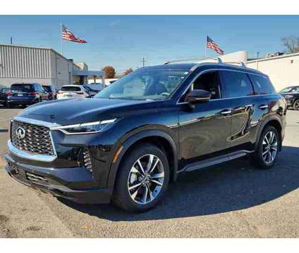 2024 Infiniti QX60 LUXE AWD is a Black 2024 Infiniti QX60 Luxe SUV in Flemington NJ