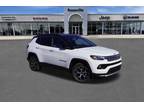 2025 Jeep Compass White, 12 miles