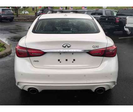 2023 Infiniti Q50 LUXE AWD is a White 2023 Infiniti Q50 Sedan in Danbury CT