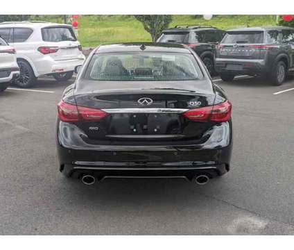 2024 Infiniti Q50 LUXE AWD is a Black 2024 Infiniti Q50 Sedan in Danbury CT