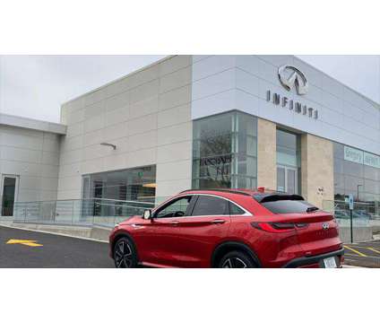 2024 Infiniti QX50 LUXE AWD is a White 2024 Infiniti QX50 Luxe Station Wagon in Libertyville IL