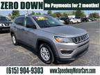 2019 Jeep Compass Silver, 77K miles