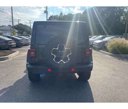 2022 Jeep Wrangler 4xe Unlimited Rubicon 4x4 is a Black 2022 Jeep Wrangler SUV in Milford CT