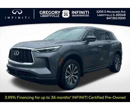 2024 Infiniti QX60 PURE AWD is a Grey 2024 Infiniti QX60 Pure SUV in Libertyville IL