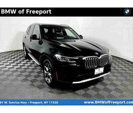 2022 BMW X3 xDrive30i is a Black 2022 BMW X3 xDrive30i SUV in Freeport NY